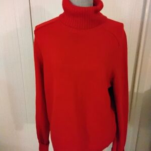 89th & Madison Vibrant Red Turtleneck Sweater